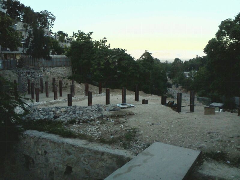 Pont de meyotte en costruction